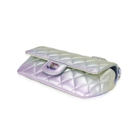 Chanel Multicolor Metallic Gradient Calfskin Glasses Case With Classic Chain