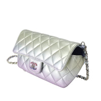 Chanel Multicolor Metallic Gradient Calfskin Glasses Case With Classic Chain