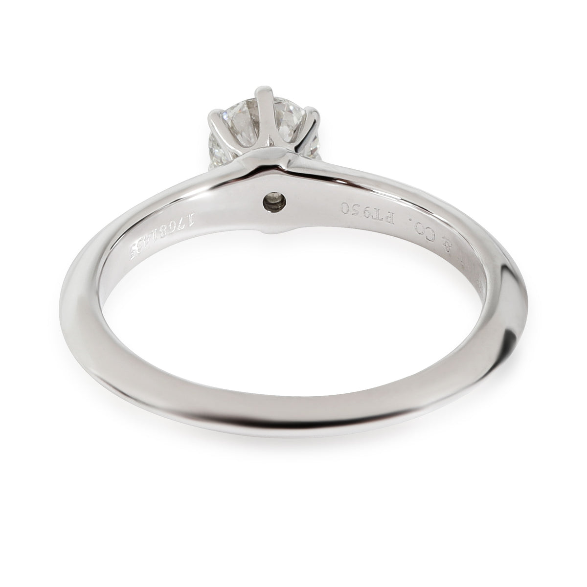 Tiffany & Co. Diamond Engagement Ring in Platinum I VS1 0.43 CTW