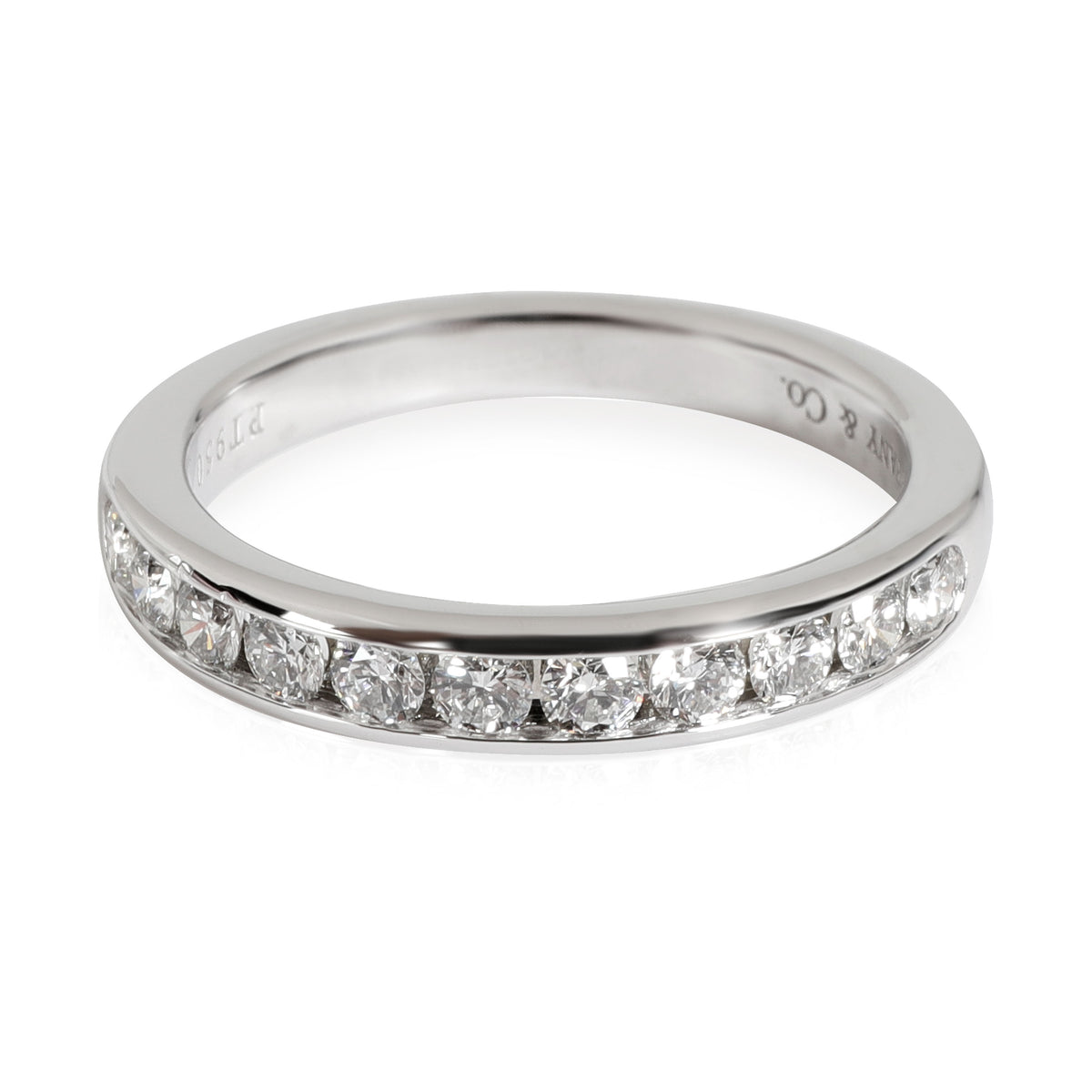 Tiffany & Co. Channel Diamond Wedding Band in Platinum 0.33 CTW