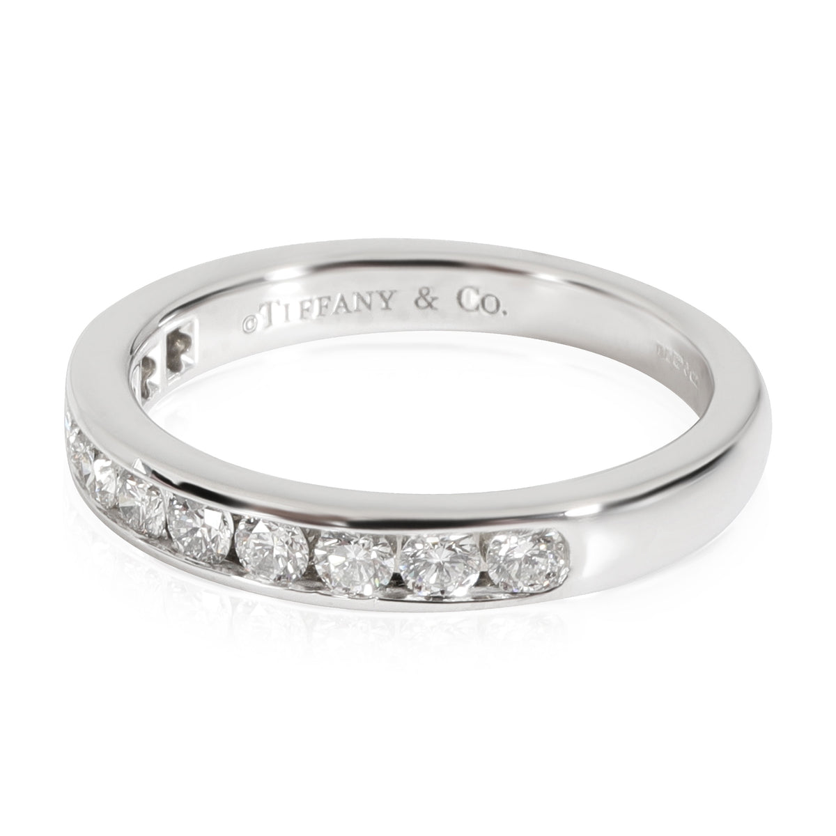 Tiffany & Co. Channel Diamond Wedding Band in Platinum 0.33 CTW