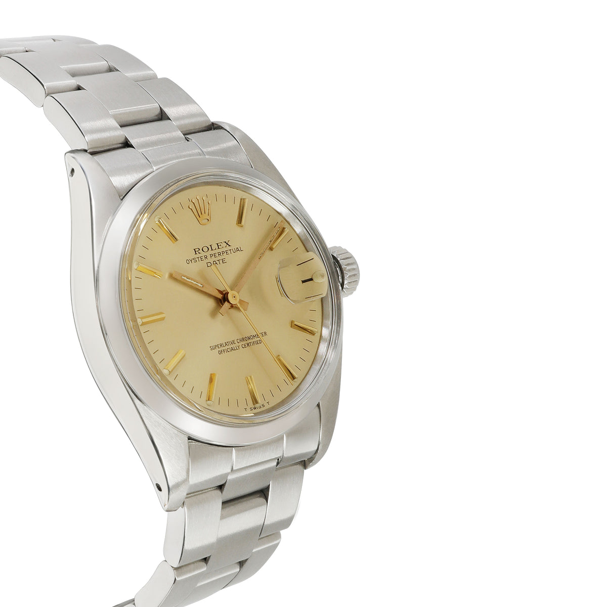 Rolex Date 1500 Mens Watch in  Stainless Steel