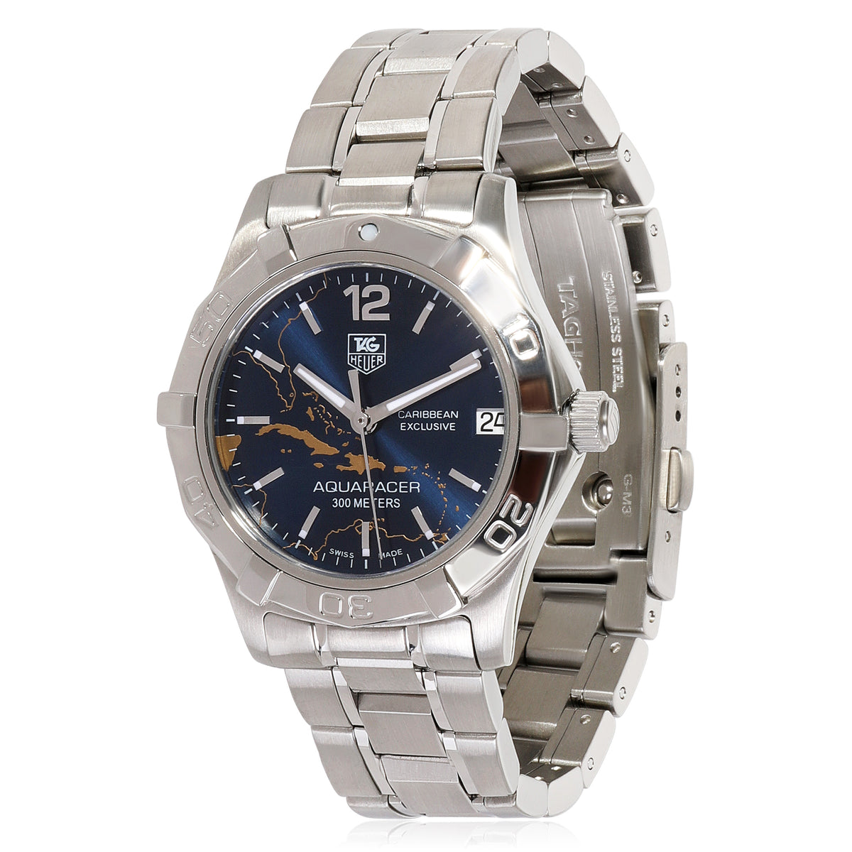 Tag Heuer Aquaracer Carribean Edition WAF131AG Unisex Watch in  Stainless Steel