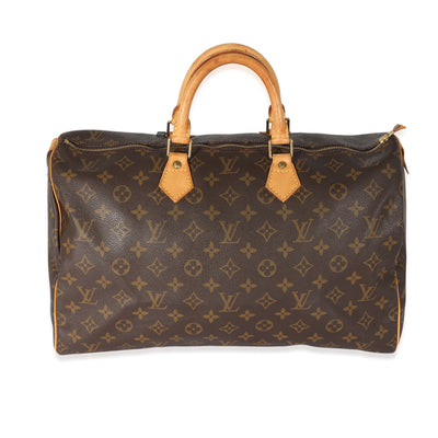 Louis Vuitton Monogram Canvas Speedy 40