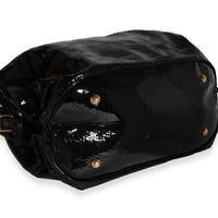 Louis Vuitton Black Patent Mahina Surya XL Hobo