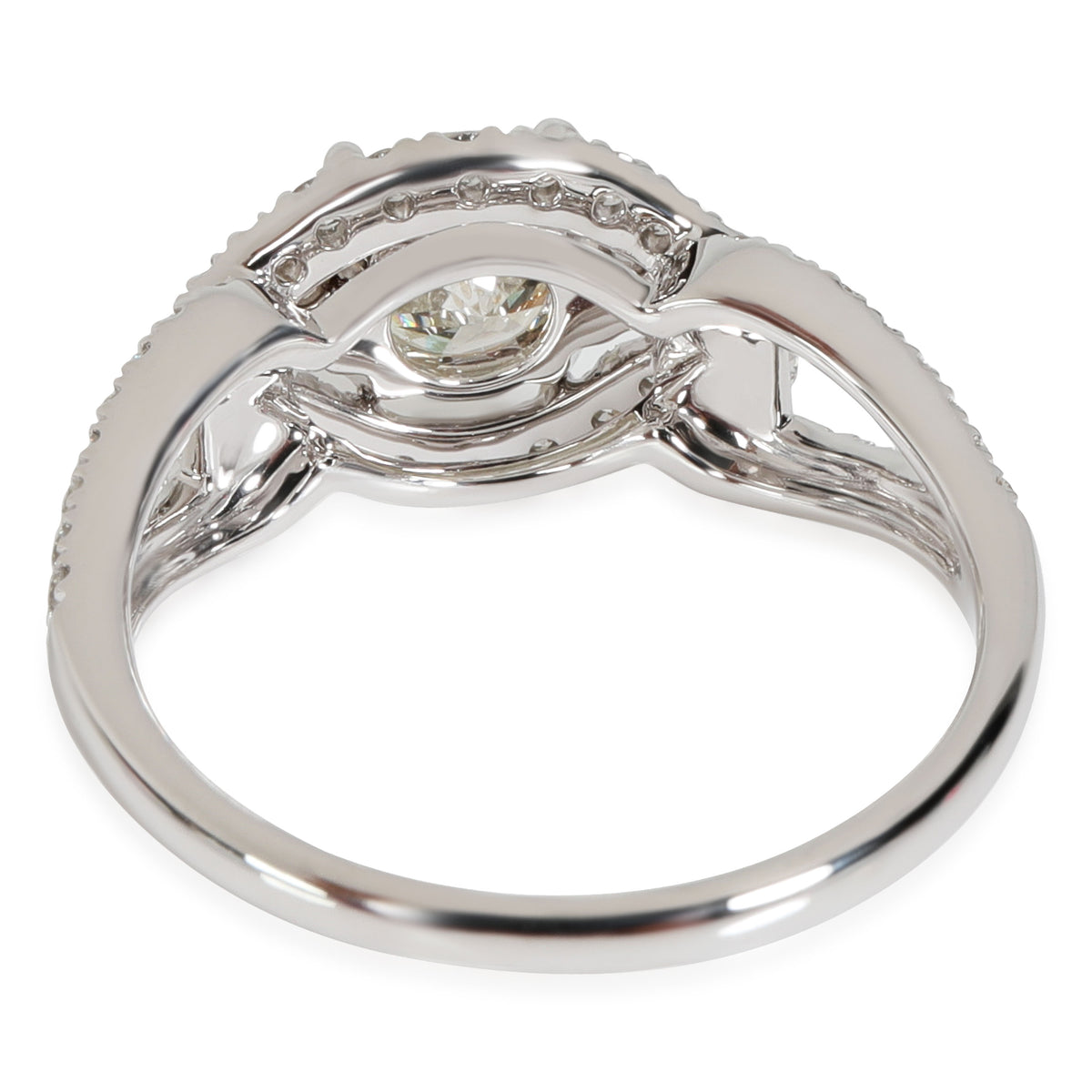 Cordova Diamond Engagement Ring in 14k White Gold J-K I 0.9 CTW