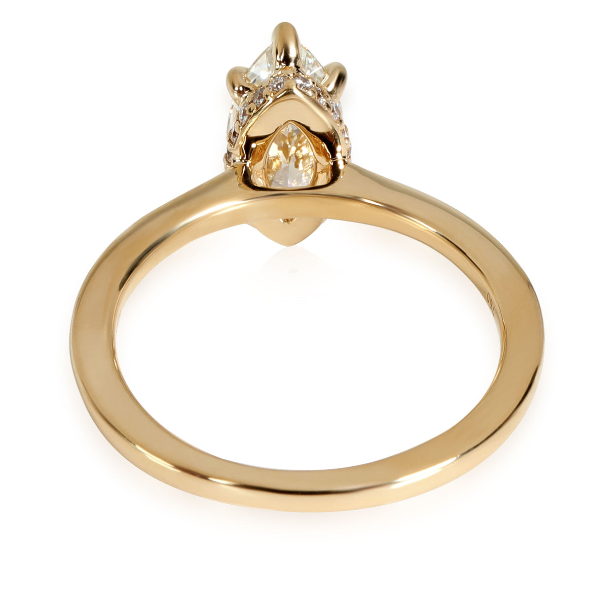 Ritani Marquise Diamond Engagement Ring in 18k Yellow Gold I VVS2 1.38 CTW