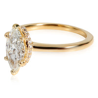 Ritani Marquise Diamond Engagement Ring in 18k Yellow Gold I VVS2 1.38 CTW