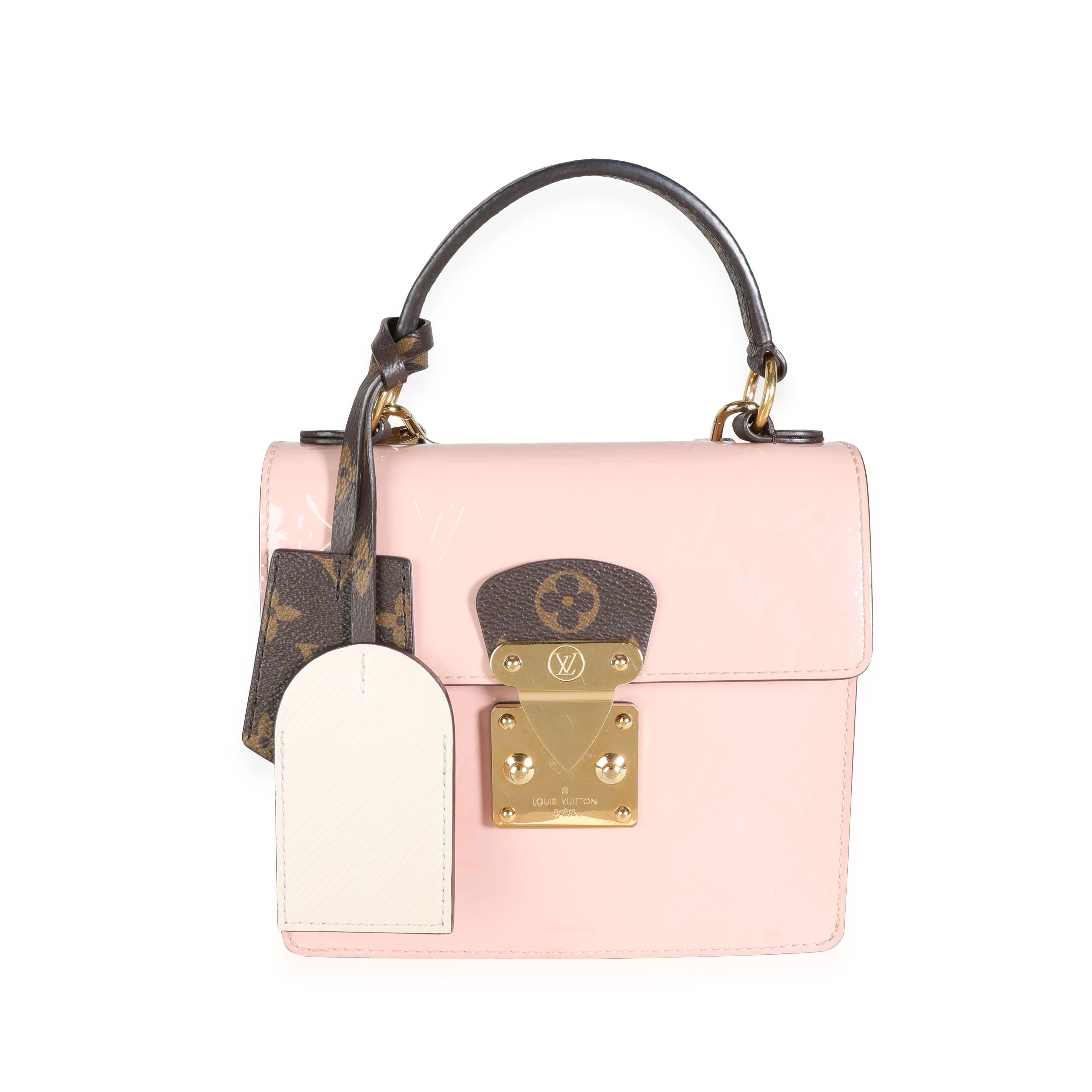Louis Vuitton Rose Monogram Vernis Spring Street Bag - Yoogi's Closet