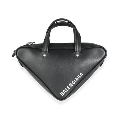 Balenciaga Black Calfskin XS Triangle Duffle