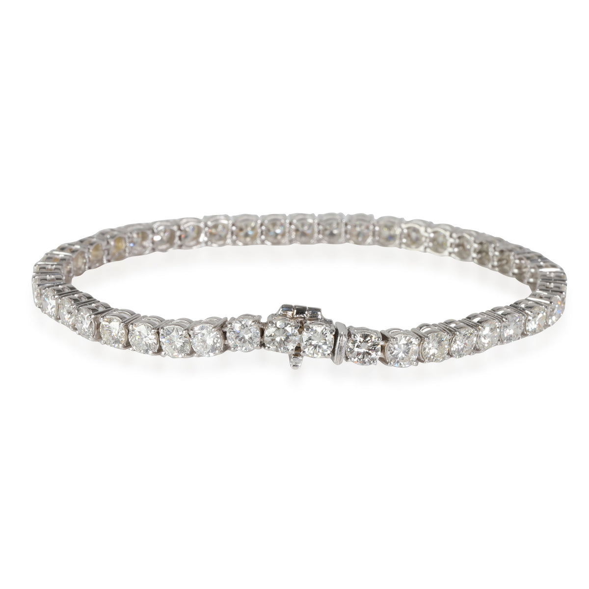 Diamond Tennis Bracelet in 18k White Gold 6.5 CTW