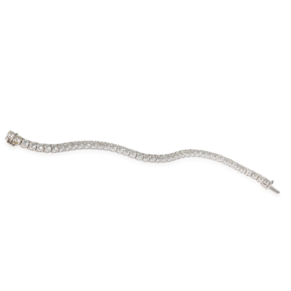 Diamond Tennis Bracelet in 18k White Gold 6.5 CTW