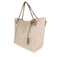 Louis Vuitton Galet Gray Mahina Leather Hina MM