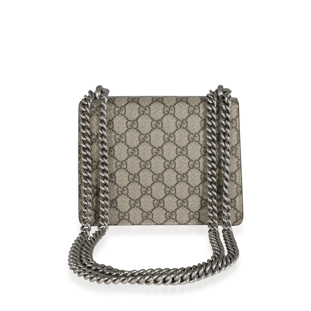 Gucci GG Supreme & Taupe Suede Mini Dionysus Bag