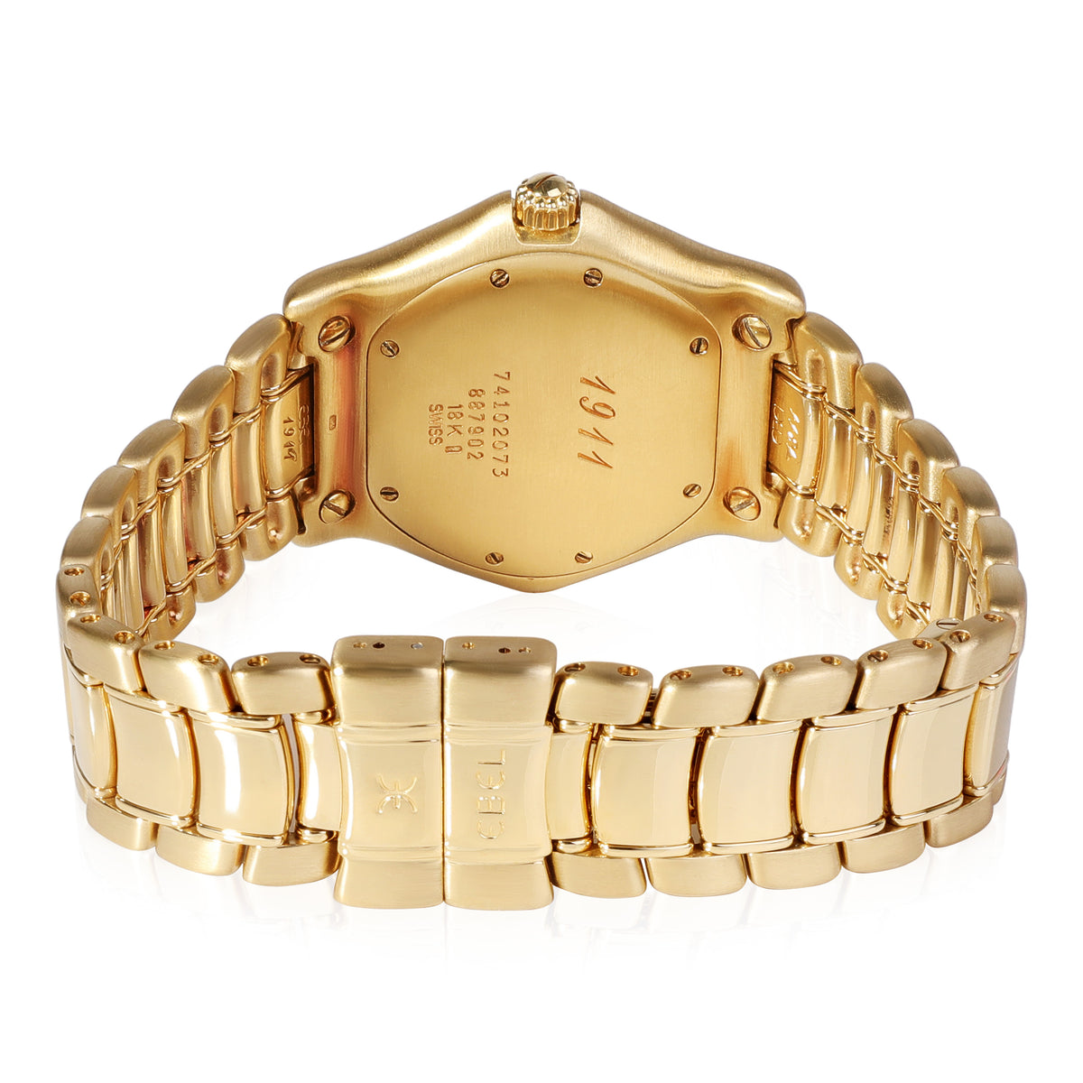 Ebel 1911 887902 Mens Watch in 18kt Yellow Gold