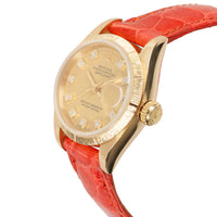 Rolex Datejust 69278 Women's Watch in 18kt Yellow Gold