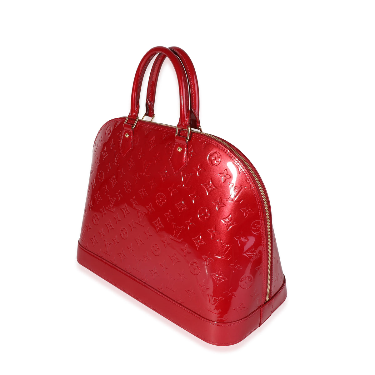 Louis Vuitton Vintage - Vernis Alma BB Handbag Bag - Red - Vernis
