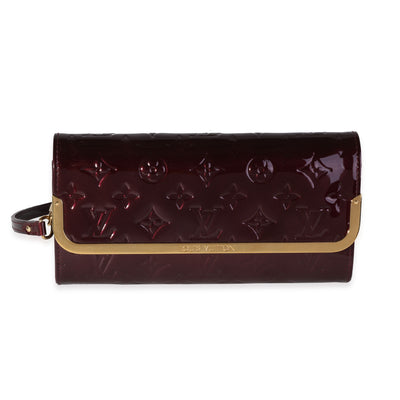 Louis Vuitton Amarante Monogram Vernis Rossmore MM Clutch