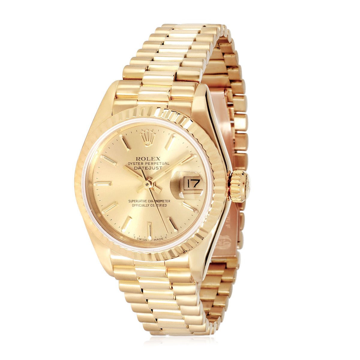 Rolex Datejust 69178 Womens Watch in 18kt Yellow Gold