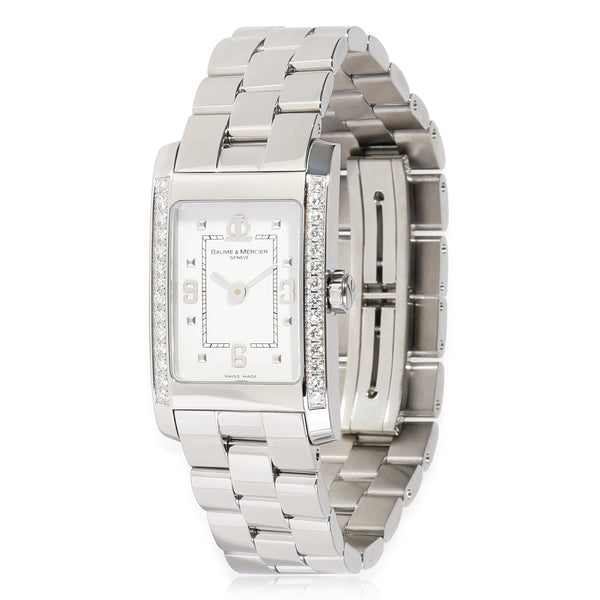 【美品】Baume & Mercier レディース 腕時計 Baume & Mercier Hampton 65406 Women's Watch in Stainless Steel