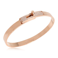 Hermès Kelly Diamond Bracelet in 18k Rose Gold 0.36 Ctw