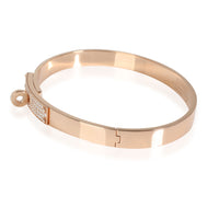 Hermès Kelly Diamond Bracelet in 18k Rose Gold 0.36 Ctw
