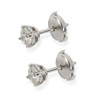 Tiffany & Co. Diamond Stud Earring in Platinum J VVS2 0.76 CTW