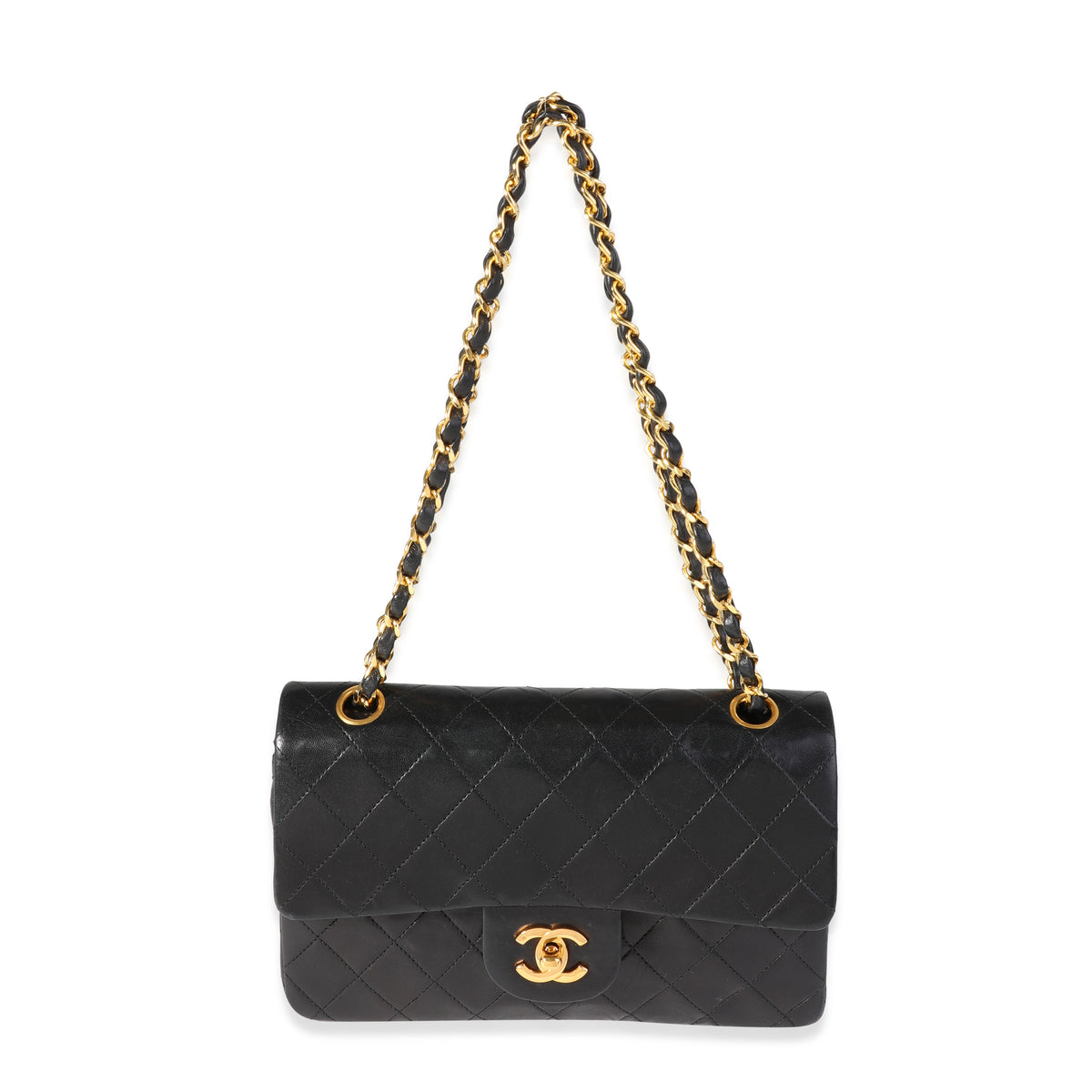 Chanel Periwinkle Quilted Lambskin Medium Classic Double Flap, myGemma