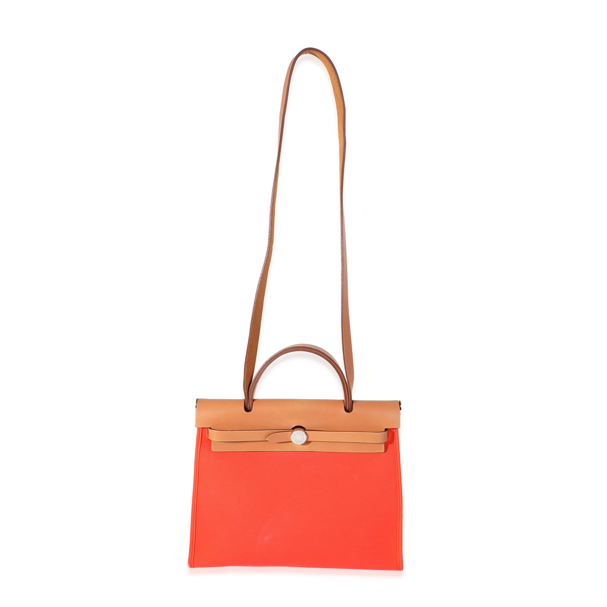 Hermès Hermes Herbag Zip bag 31 neuf Orange Cloth ref.971468 - Joli Closet