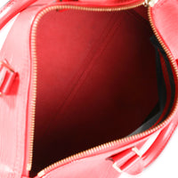 Louis Vuitton Red Epi Leather Speedy 25