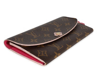 Louis Vuitton Monogram Canvas Blooming Flowers Emilie Wallet