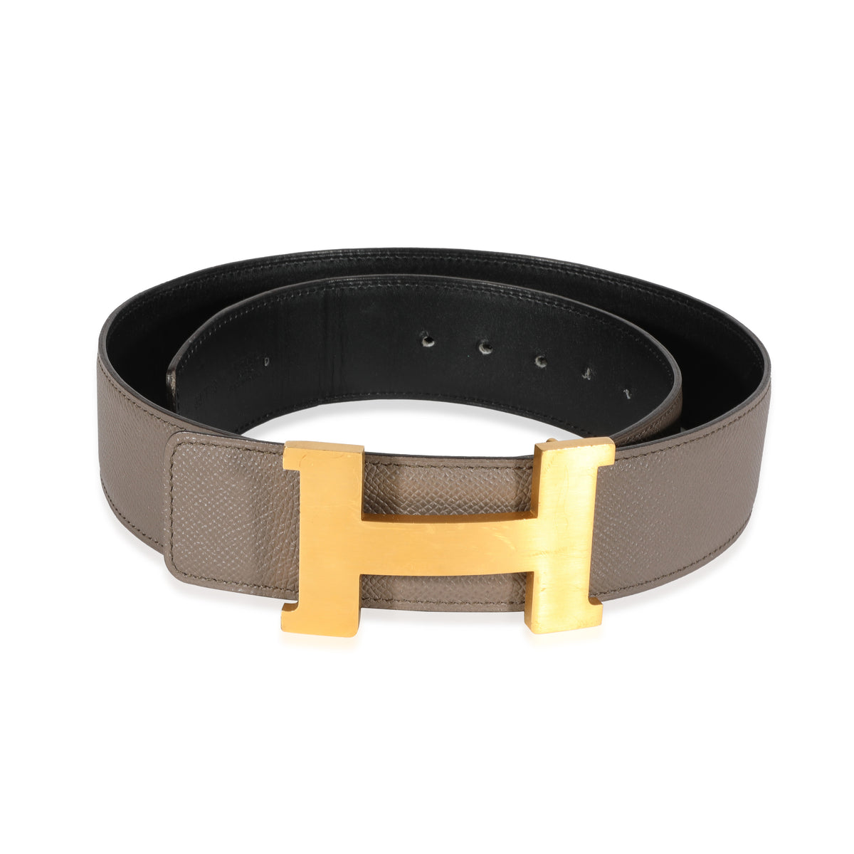 Hermes Constance H Belt Black Vintage Size 35