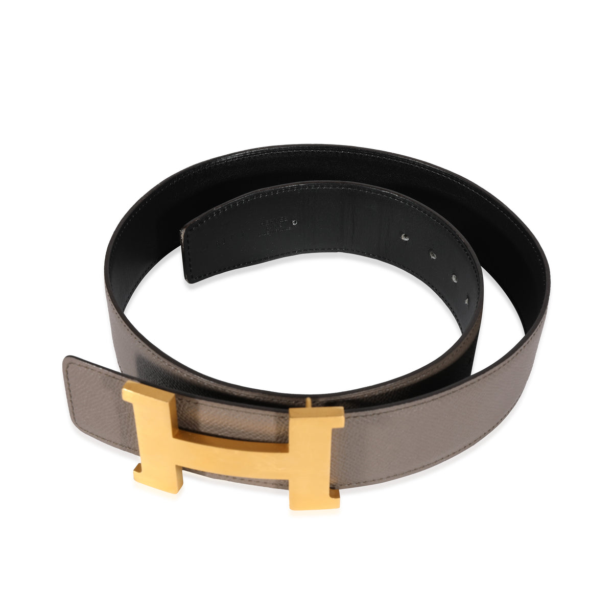 Hermes Constance H Belt Black Vintage Size 35