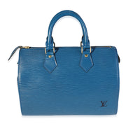 Louis Vuitton Toledo Blue Epi Leather Speedy 25