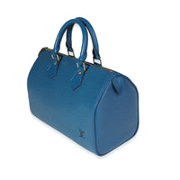 Louis Vuitton Toledo Blue Epi Leather Speedy 25