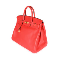 Hermès Geranium Togo Birkin 40 GHW