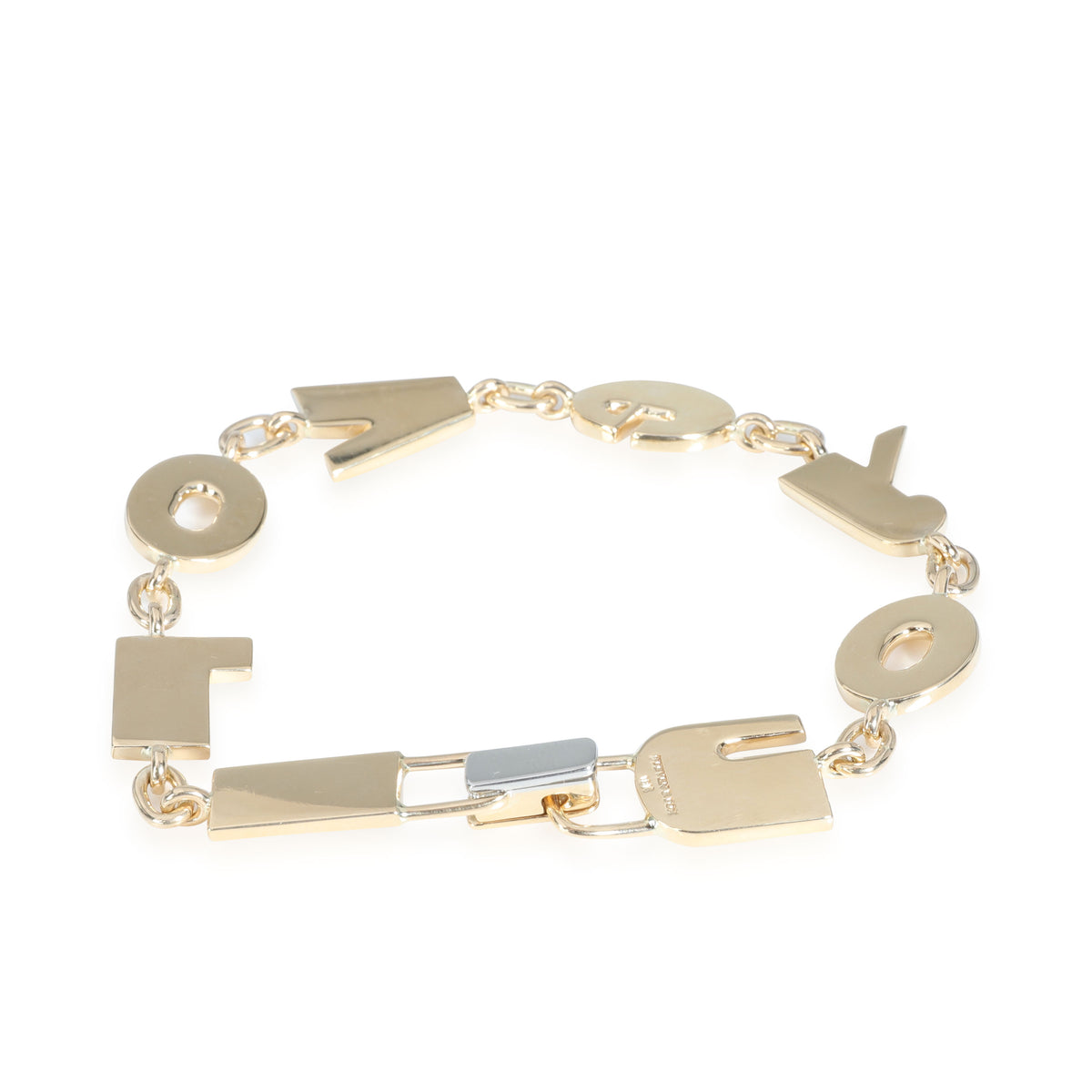 Steven Fox I Love You Bracelet in 18k Yellow Gold