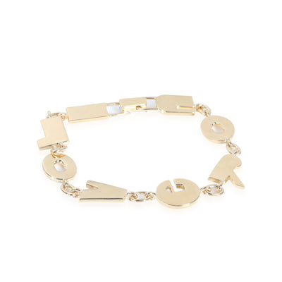 Steven Fox I Love You Bracelet in 18k Yellow Gold