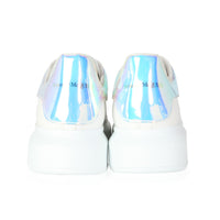 Alexander McQueen -  Alexander McQueen Oversized Sneaker White Iridescent (43