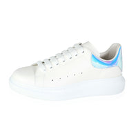 Alexander McQueen -  Alexander McQueen Oversized Sneaker White Iridescent (43