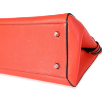 Celine Orange Calfskin Medium Edge Bag