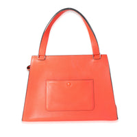 Celine Orange Calfskin Medium Edge Bag