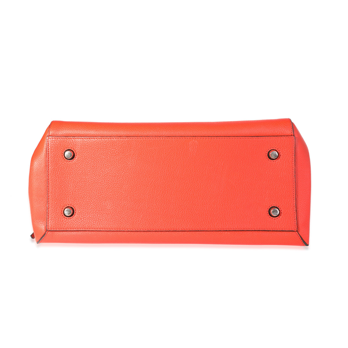 Celine Orange Calfskin Medium Edge Bag