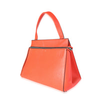 Celine Orange Calfskin Medium Edge Bag