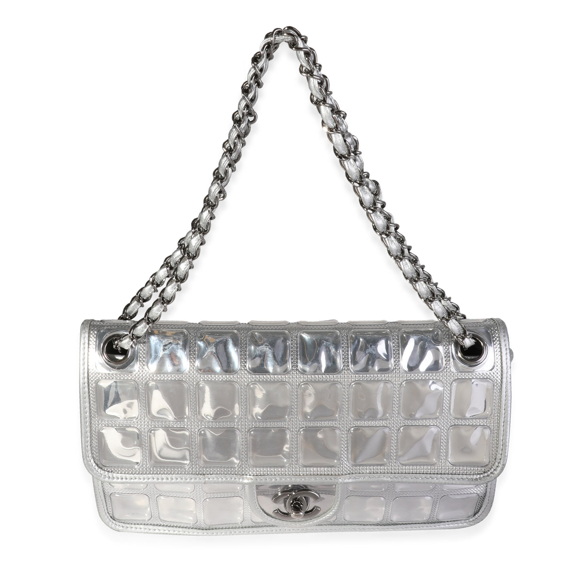 Chanel Silver Ice Cube Flap Bag