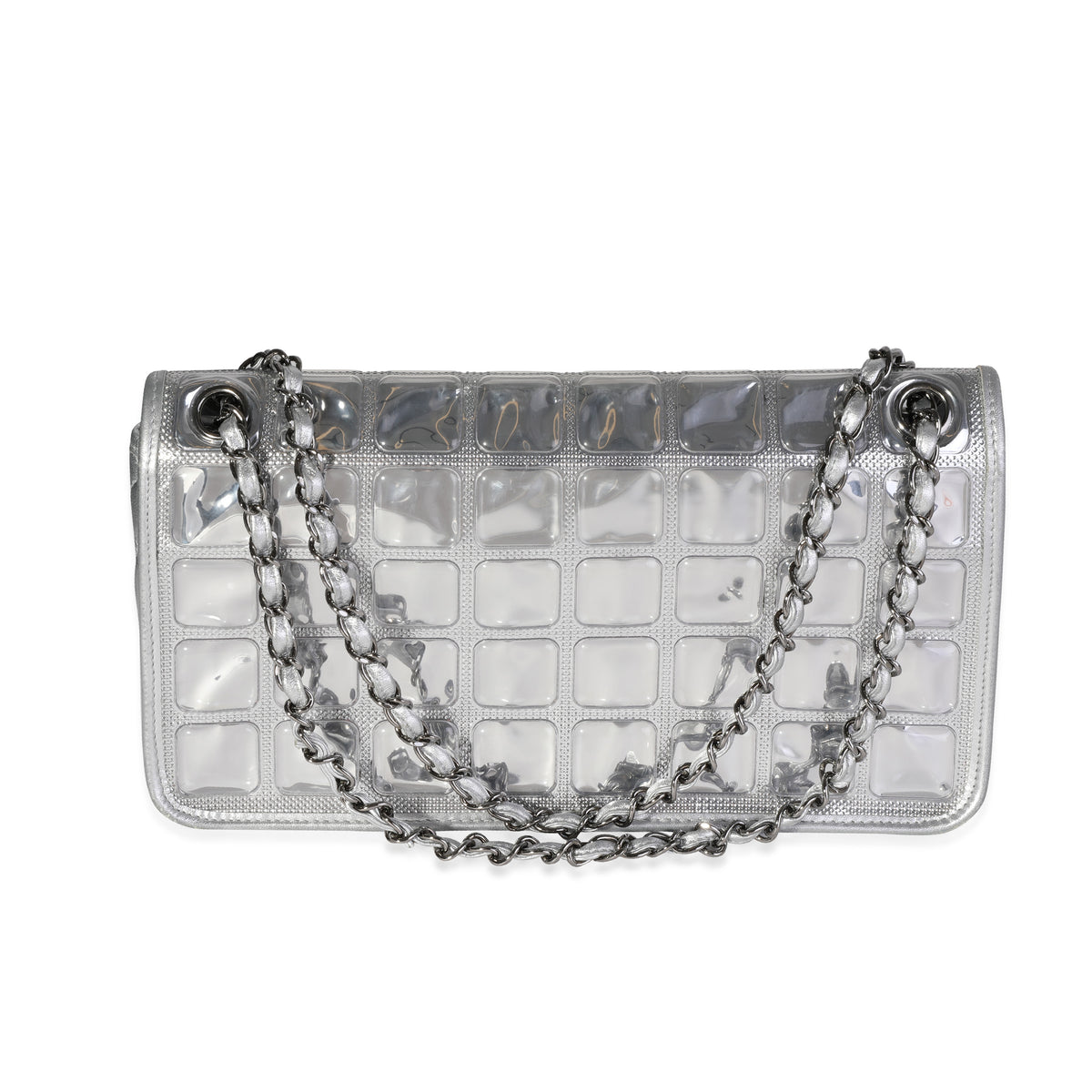 Chanel Silver Ice Cube Flap Bag