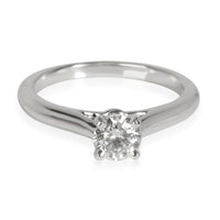 Cartier 1895 Diamond Engagement Ring in Platinum F VVS1 0.42 CTW