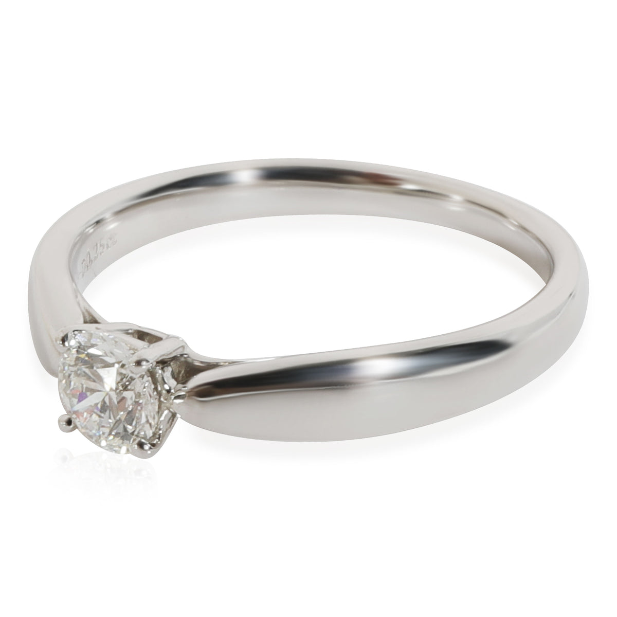 Tiffany & Co. Harmony Diamond Solitaire Ring in 950 Platinum H VS1 0.25 CTW