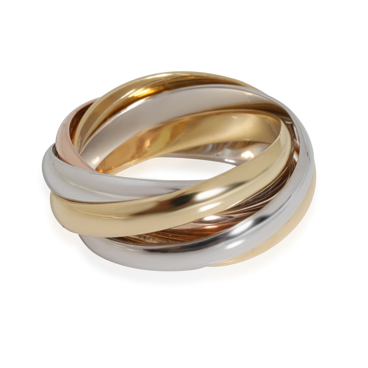 Cartier Trinity Ring in 18k 3 Tone Gold