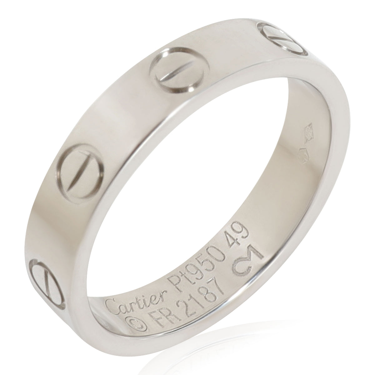 Cartier LOVE Wedding Ring in 950 Platinum